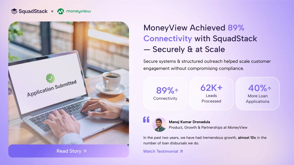 Squadstack AI Agent with MoneyView