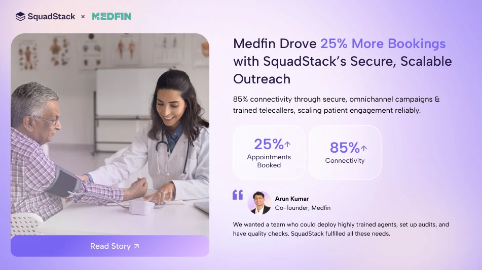 Squadstack AI Agents with Medfin