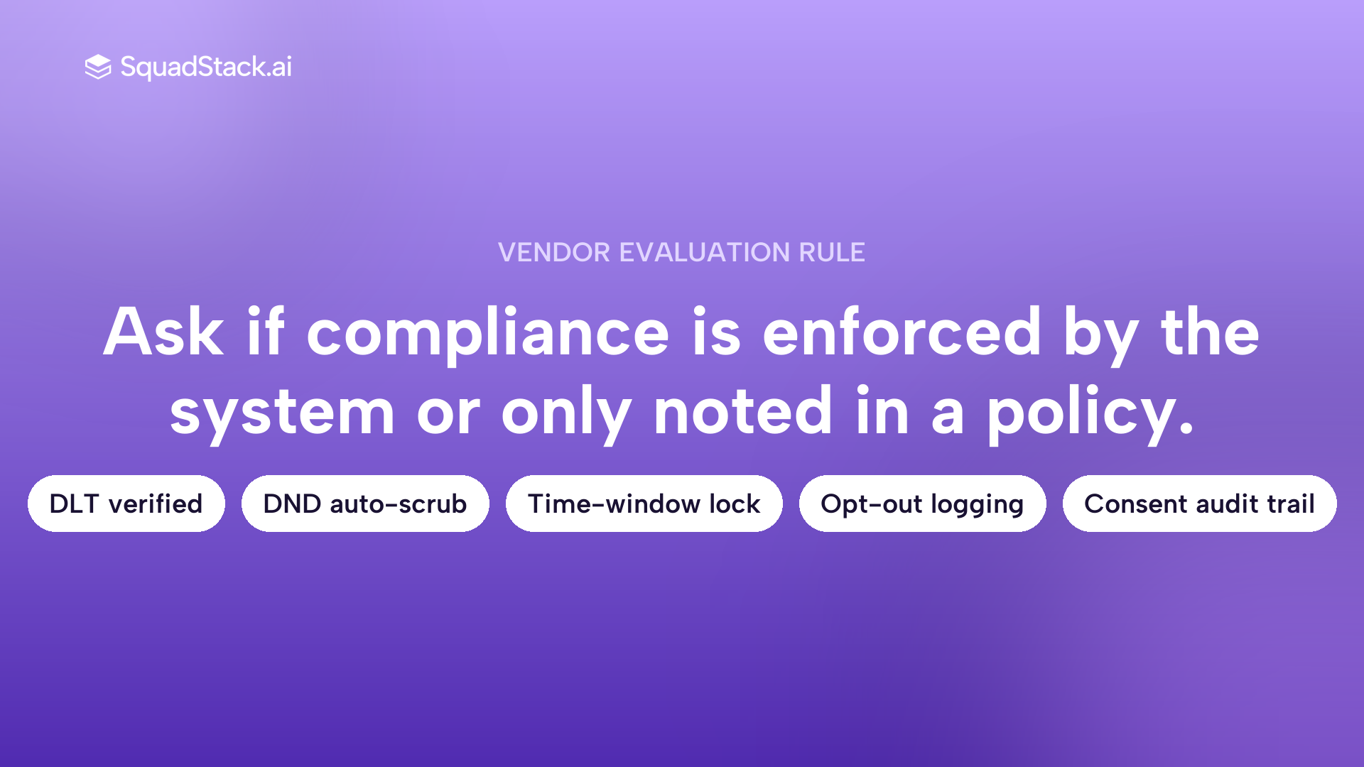 Key compliance enforcement requirement for AI outbound calling vendors in India