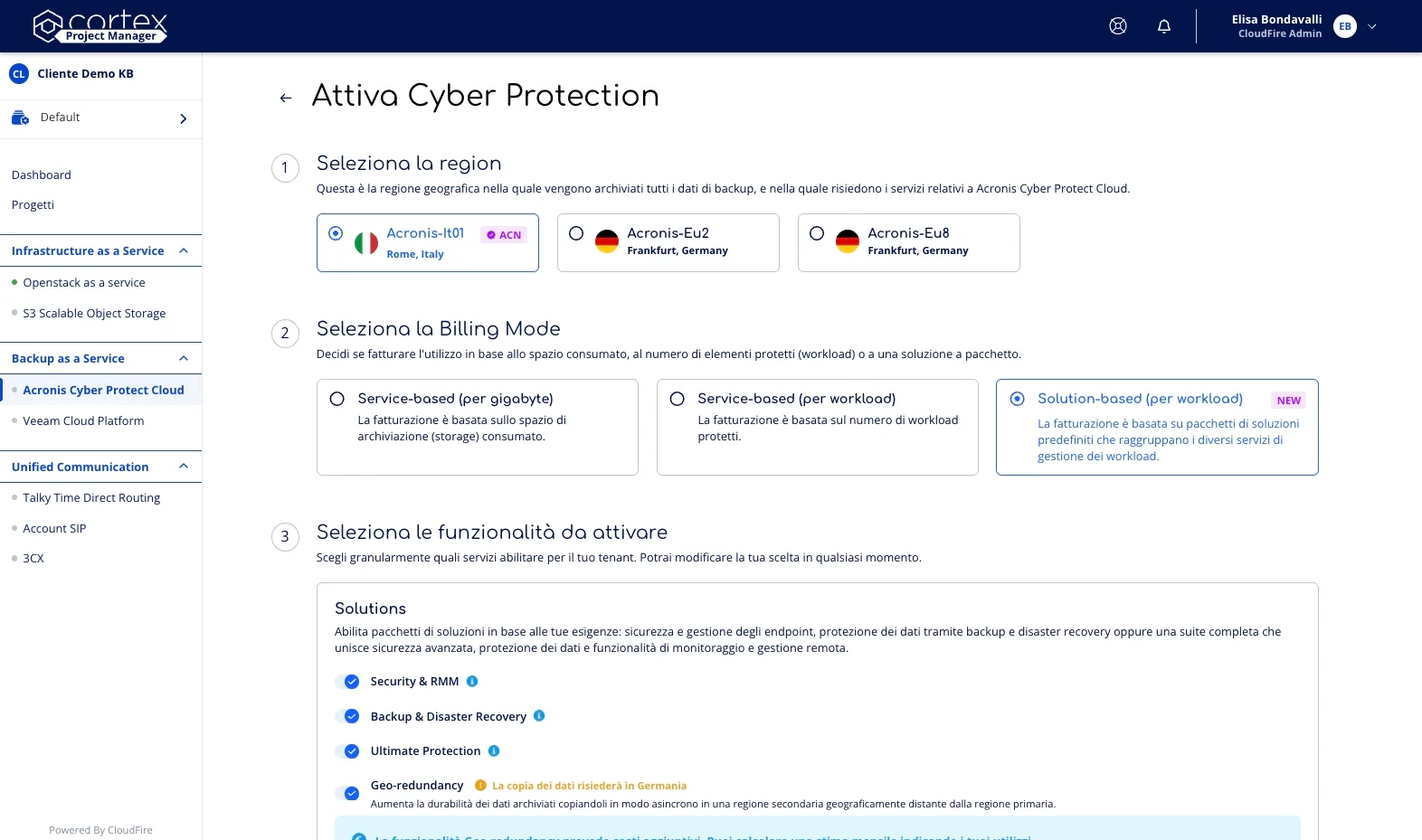 Acronis Cyber Protect Cloud - CloudFire Platform