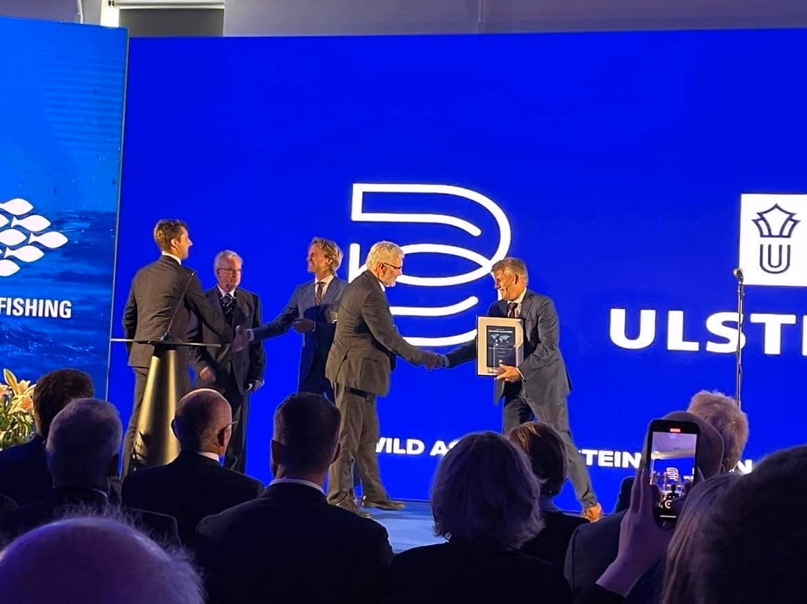 Et skifte for fiskerinæringen- innovasjonsprisen til Bluewild AS og Ulstein Design & Solutions AS