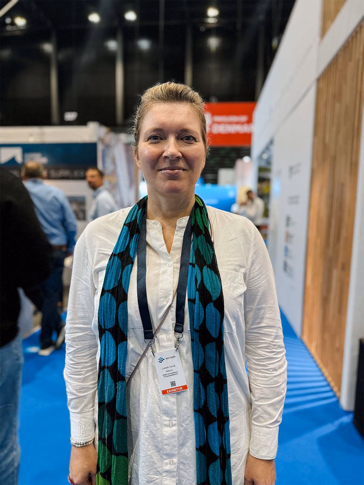 Lisbeth Nervik, rådgiver innen fiskeri og havbruk i Møre og Romsdal fylkeskommune. Hun har prosjektansvar for fylkespaviljongen.