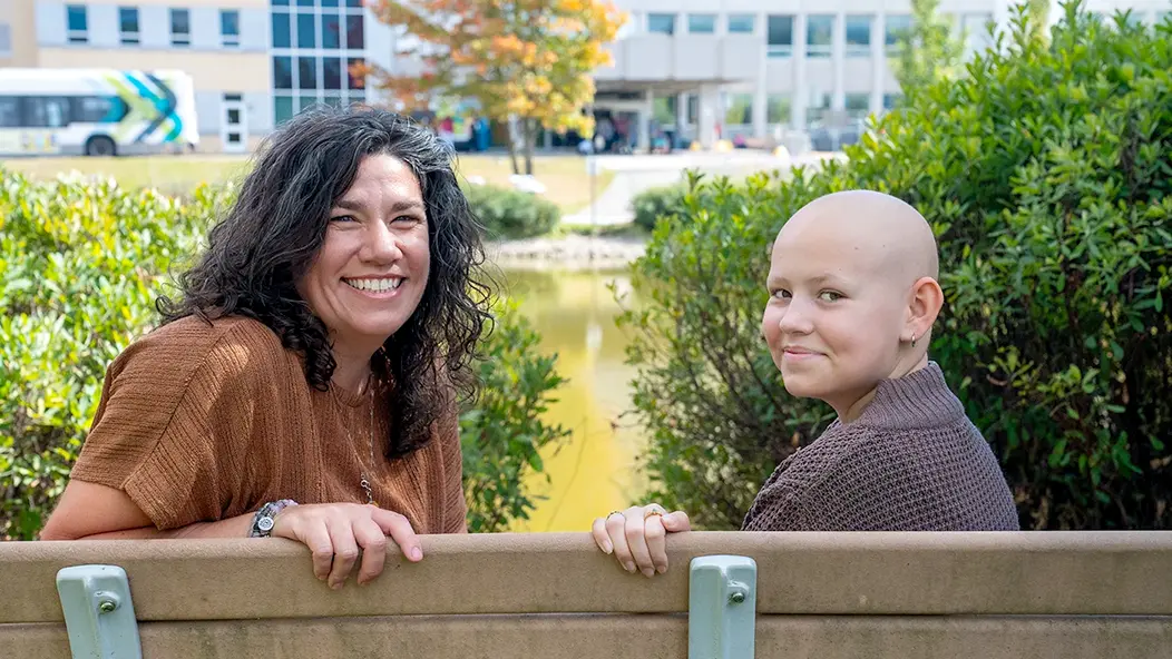 Portrait de Charlotte et de sa maman
