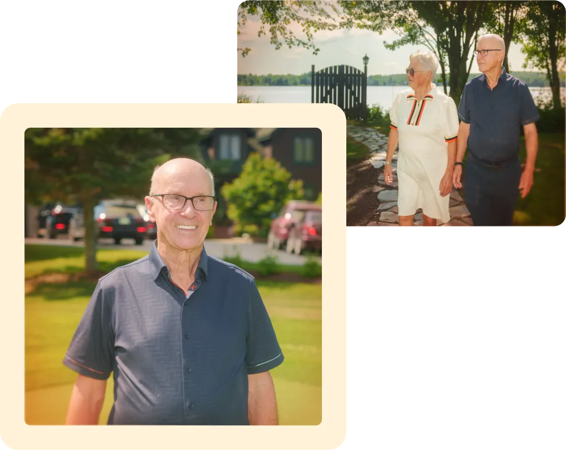 Portraits de Guy et Marie Lamarre
