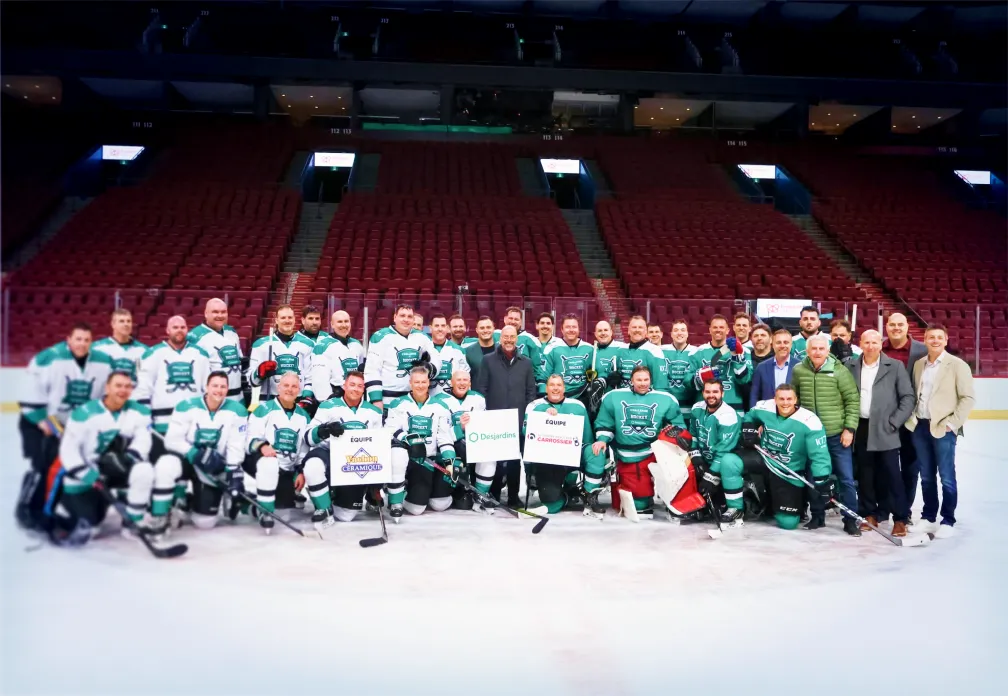 Participants au Challenge de hockey Desjardins 21e édition