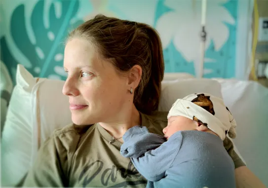 Portrait de Camille, maman de Charles