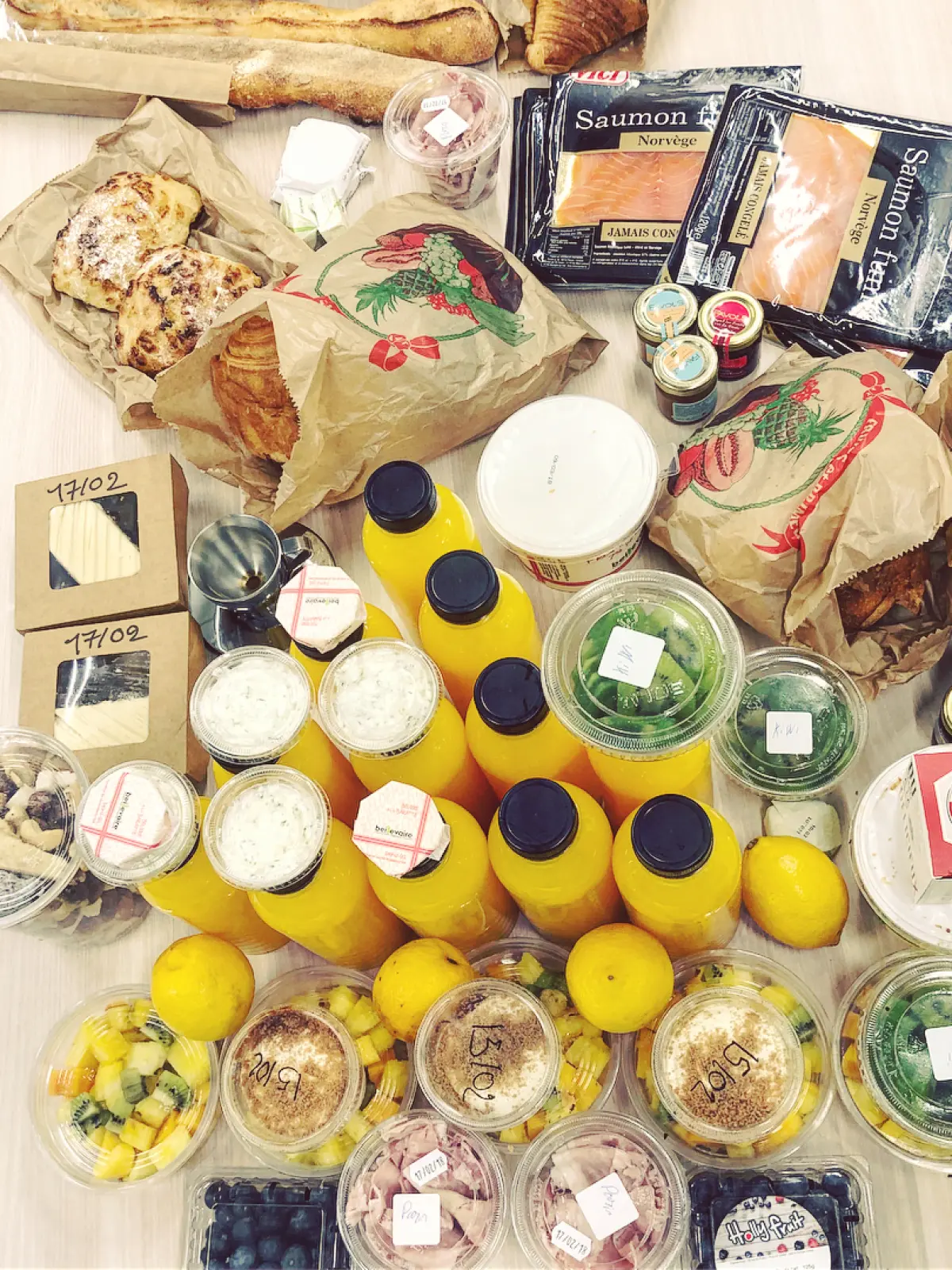 Petit déjeuner chez Slidor