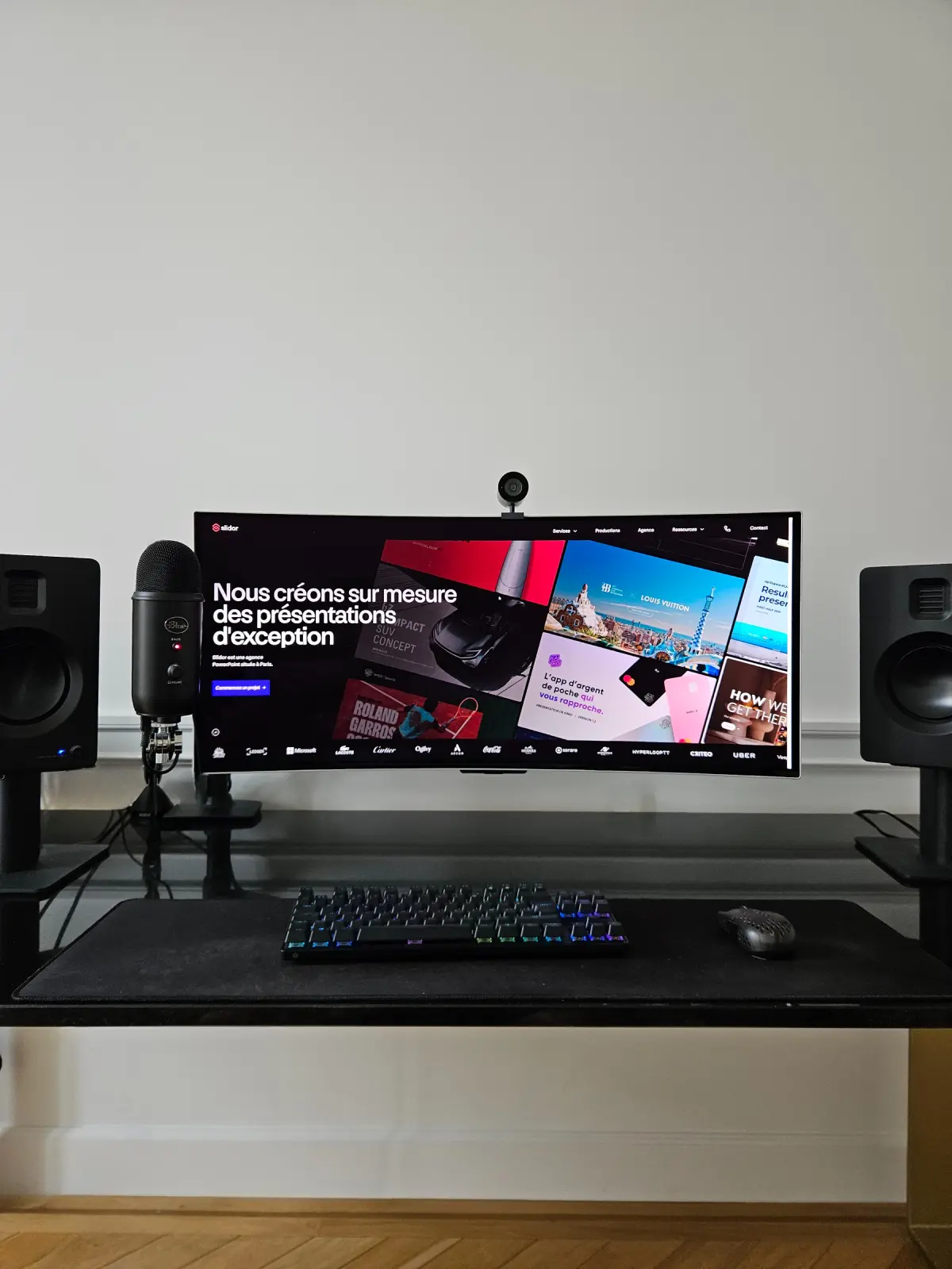 Poste télétravail de Slidor