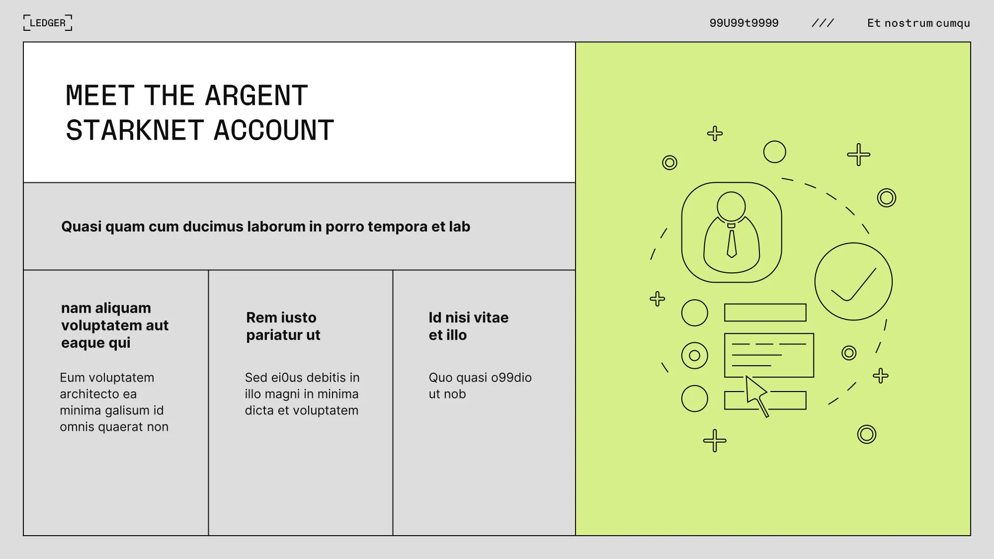 Présentation évènementielle réalisée pour Ledger par Slidor