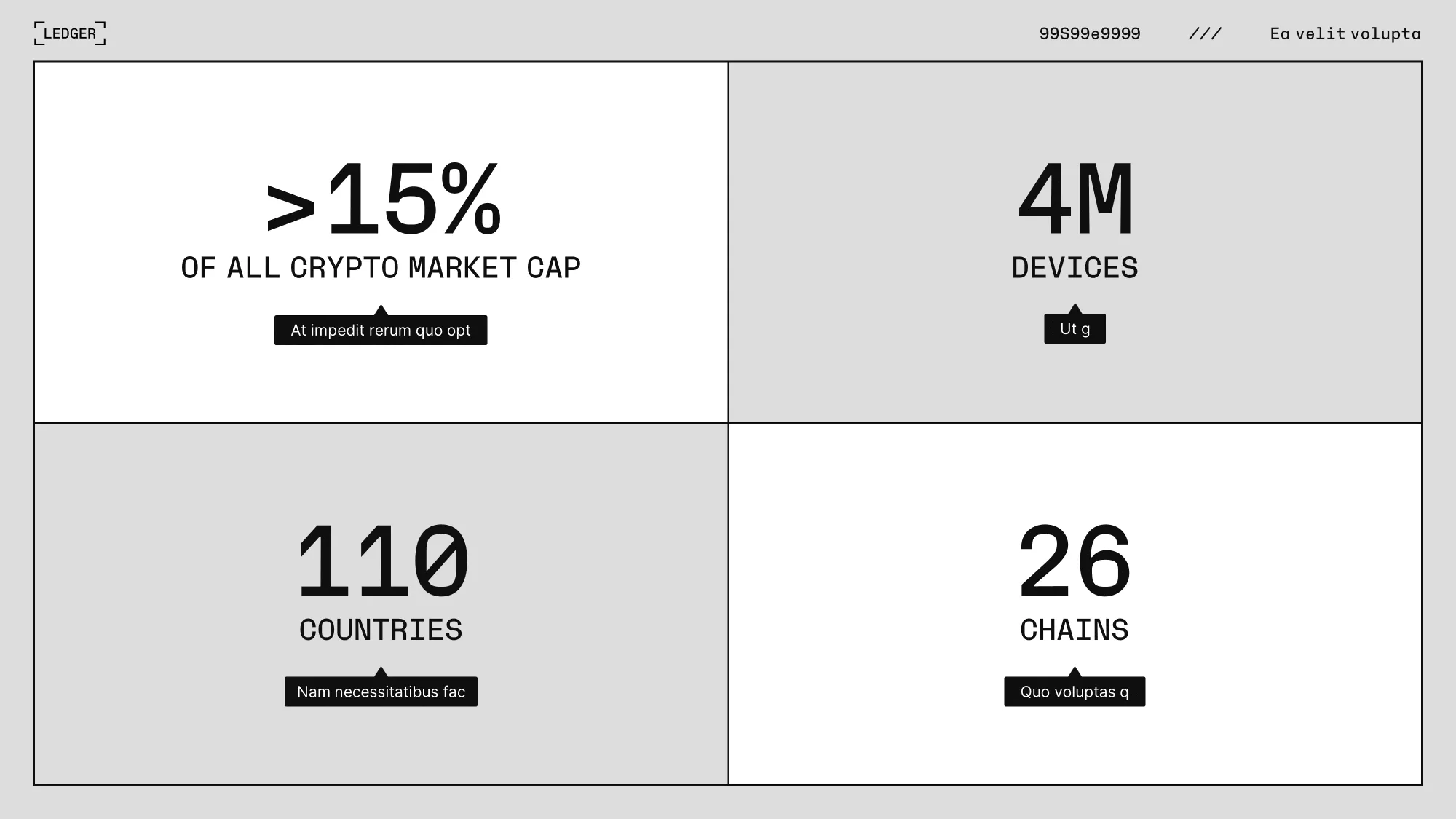 Présentation évènementielle réalisée pour Ledger par Slidor