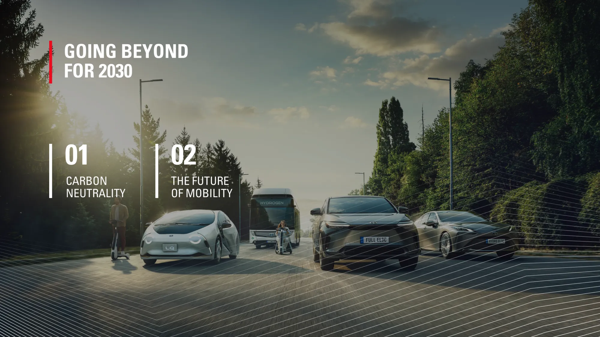 Présentation évènementielle réalisée pour Toyota par Slidor