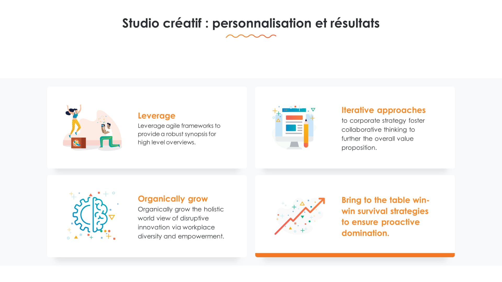 Présentation commerciale réalisée pour Criteo par Slidor