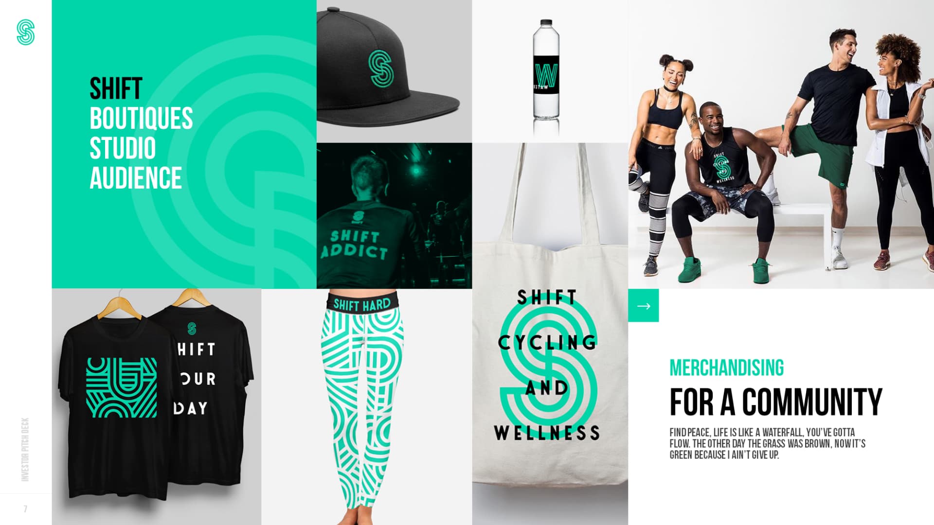 Pitchdeck réalisé pour Shift Cycle par Slidor