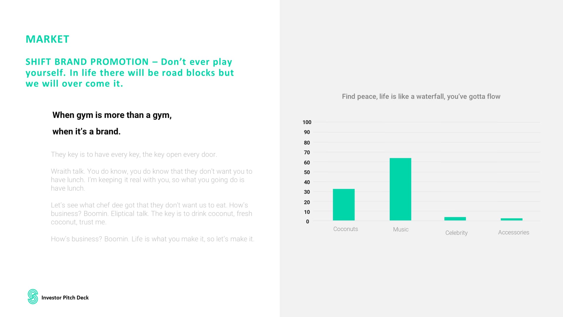 Pitchdeck réalisé pour Shift Cycle par Slidor