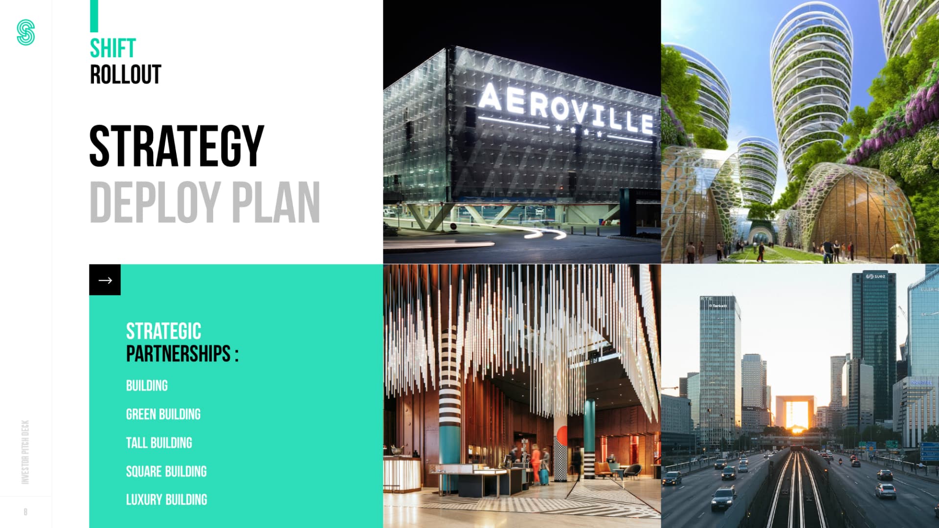 Pitchdeck réalisé pour Shift Cycle par Slidor