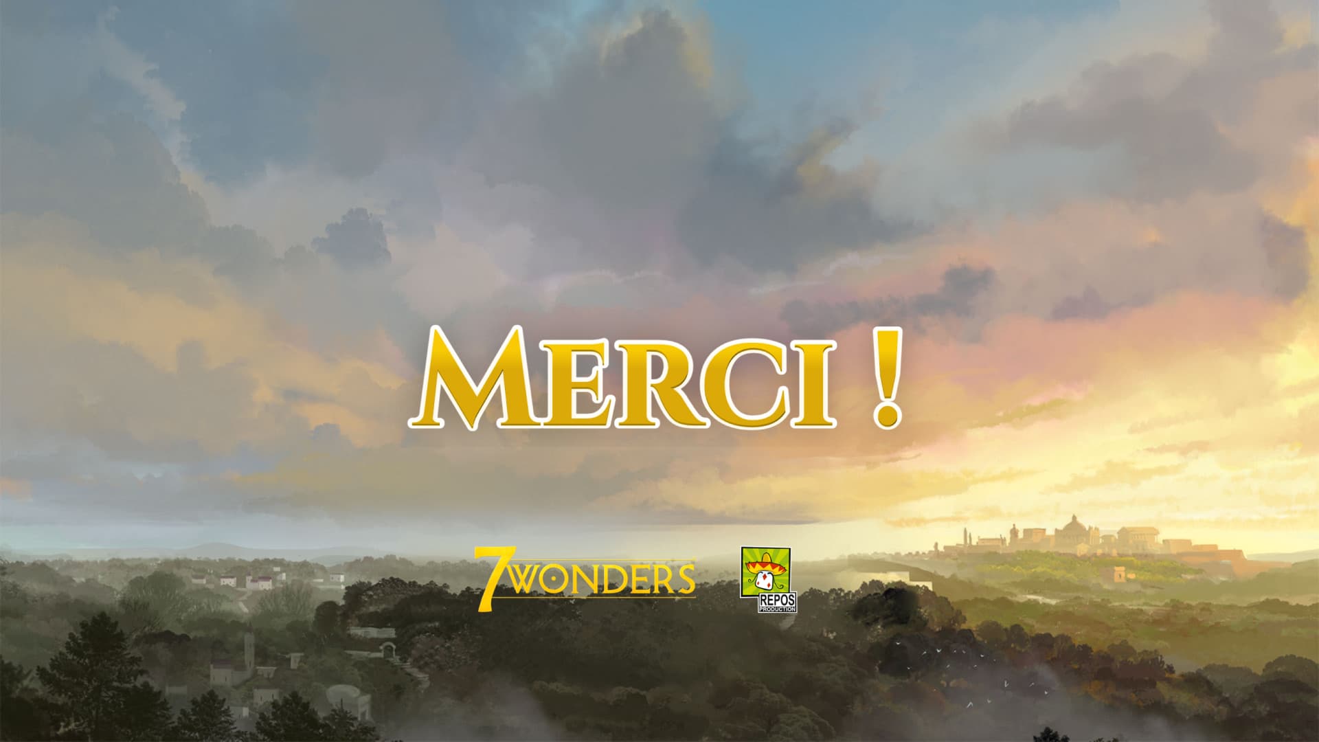 Template PowerPoint réalisé pour Asmodee 7 Wonders par Slidor