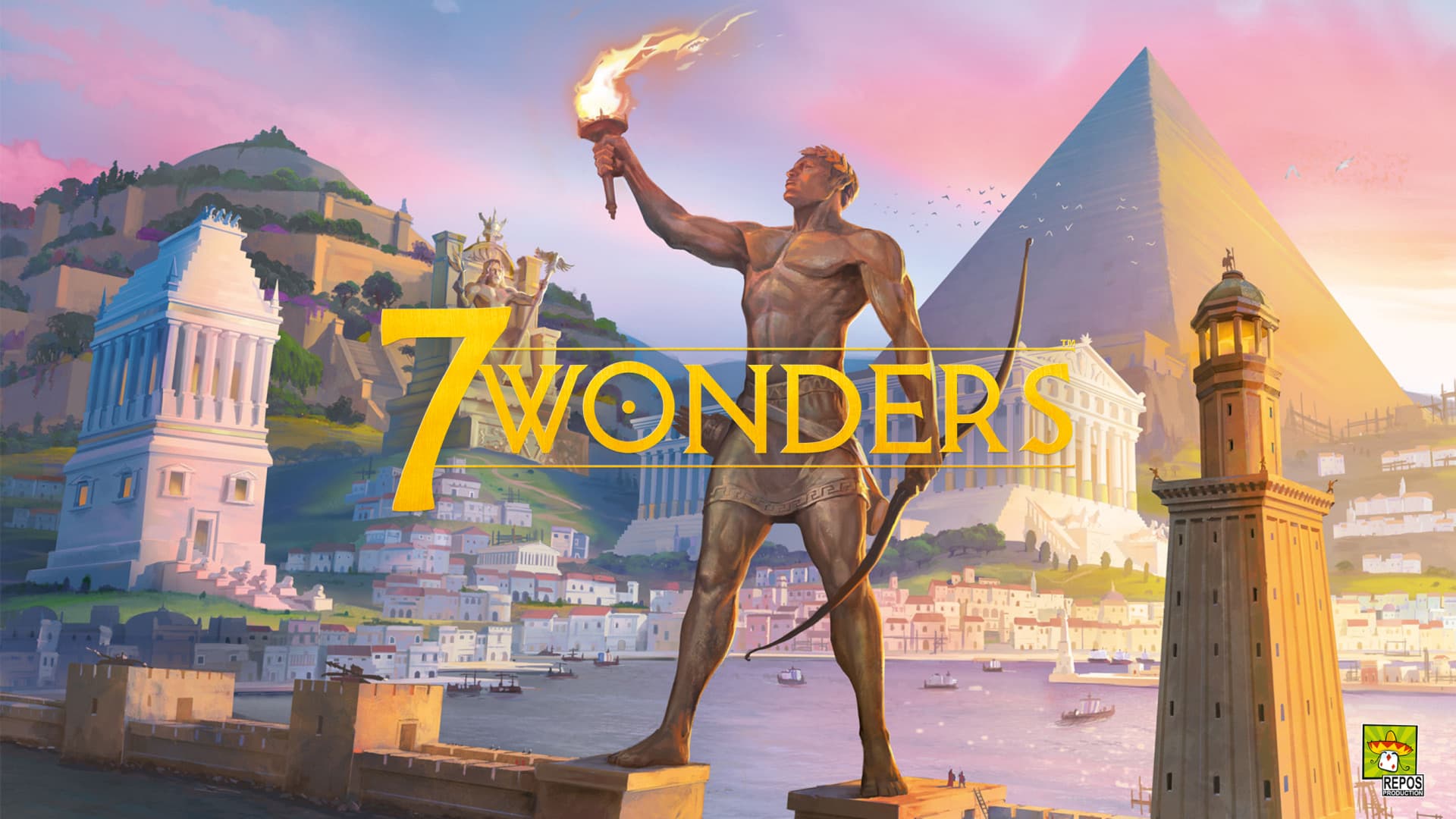 Template PowerPoint réalisé pour Asmodee 7 Wonders par Slidor