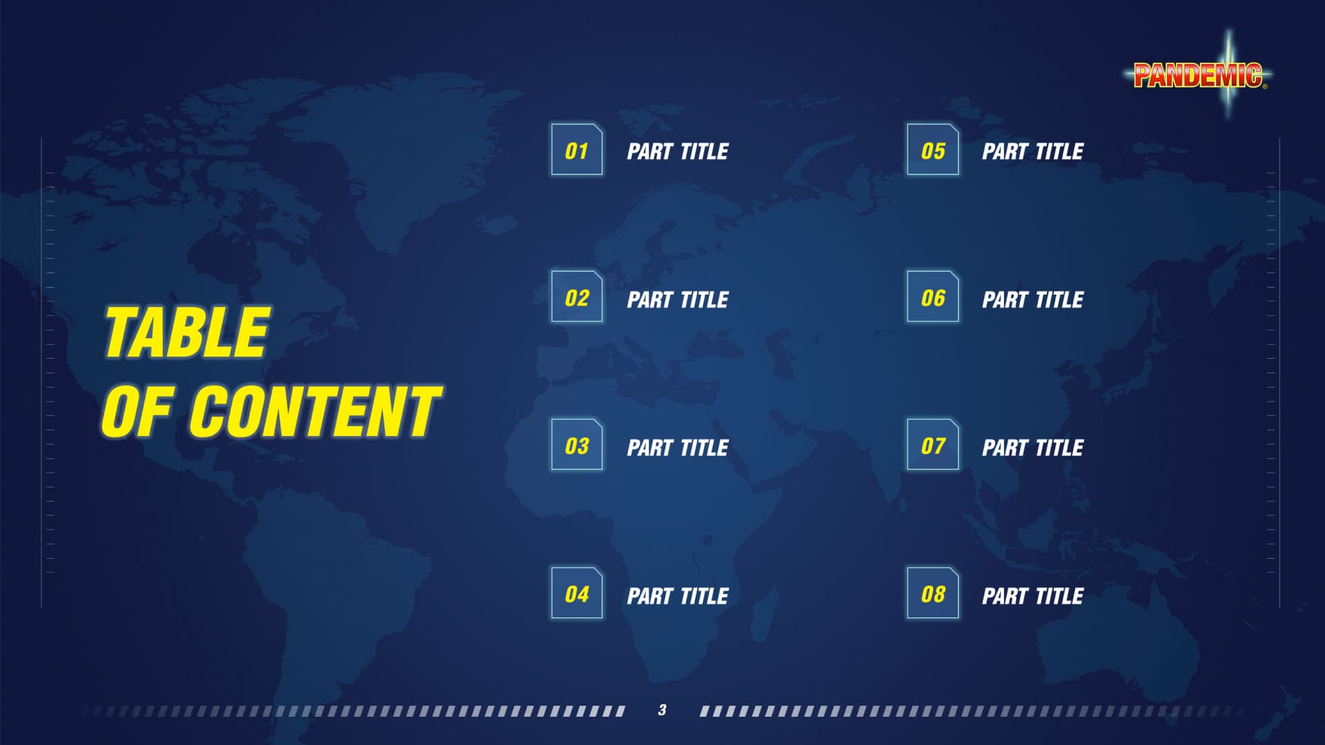 Template PowerPoint réalisé pour Asmodee