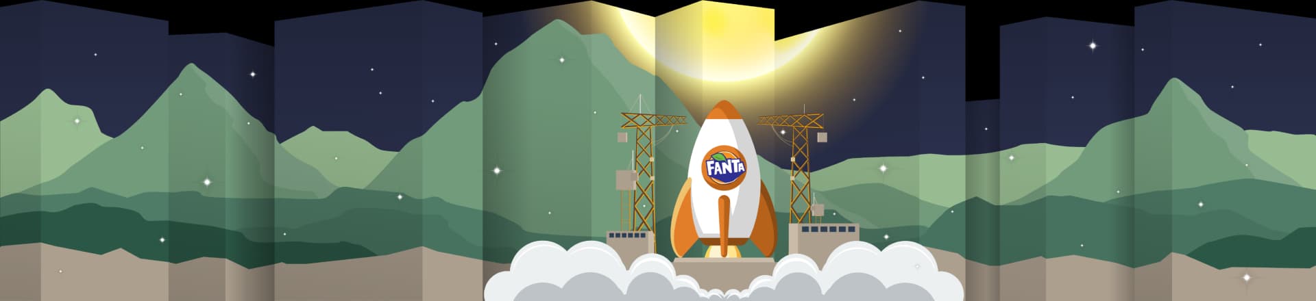 Présentation évènementielle réalisée pour le plan des marques Coca-Cola par Slidor