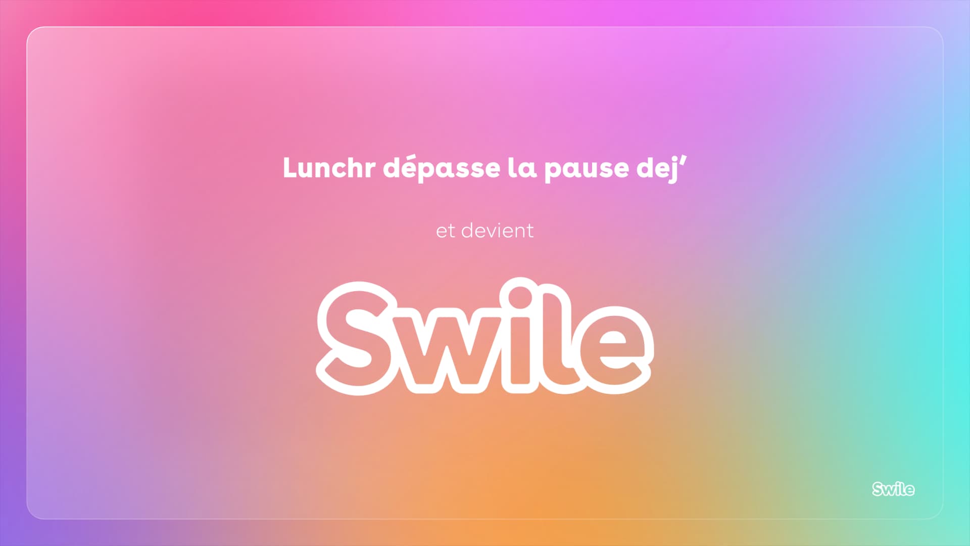 Présentation commerciale réalisée pour Swile par Slidor