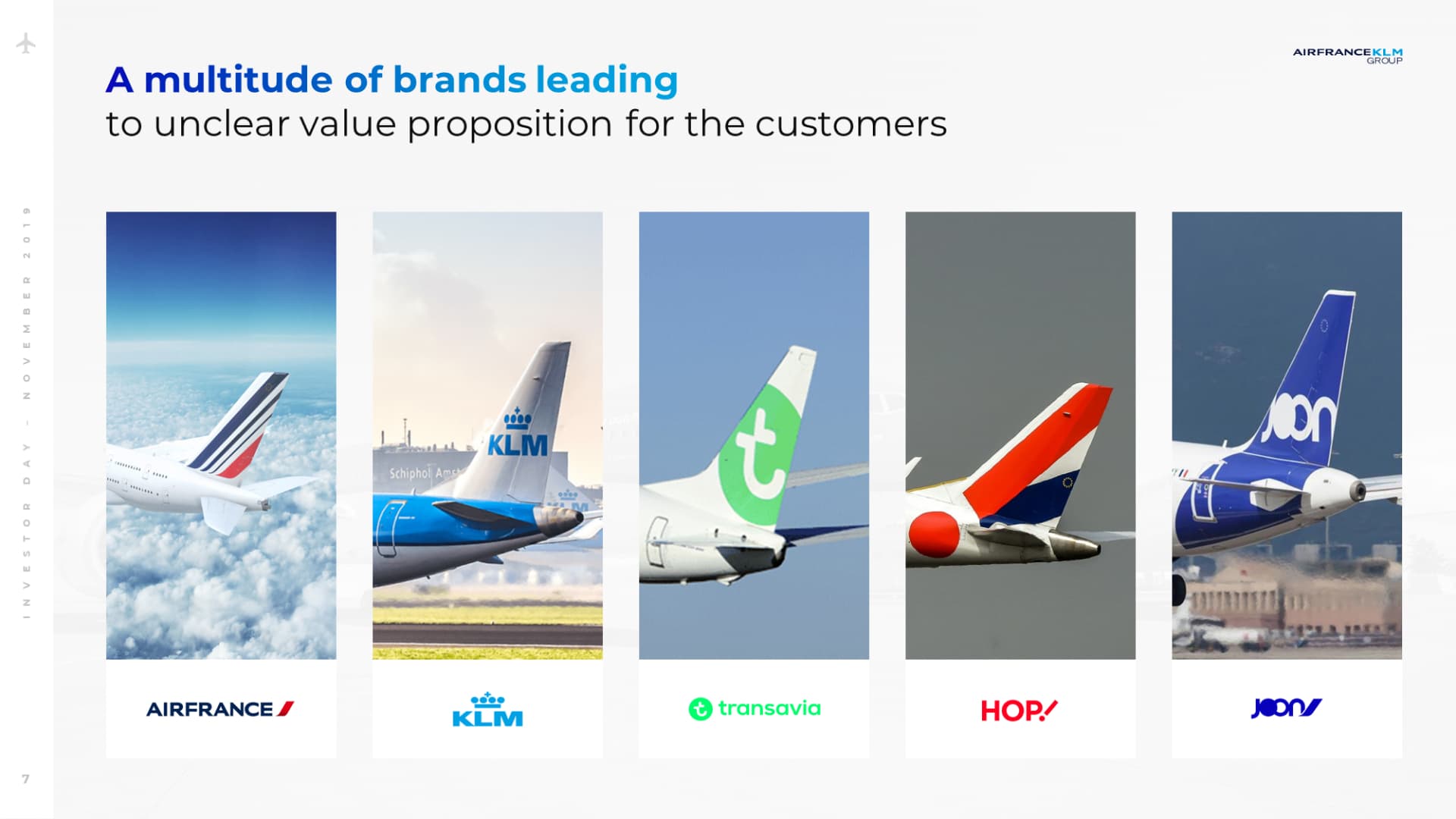 Présentation financière réalisée pour Air France par Slidor