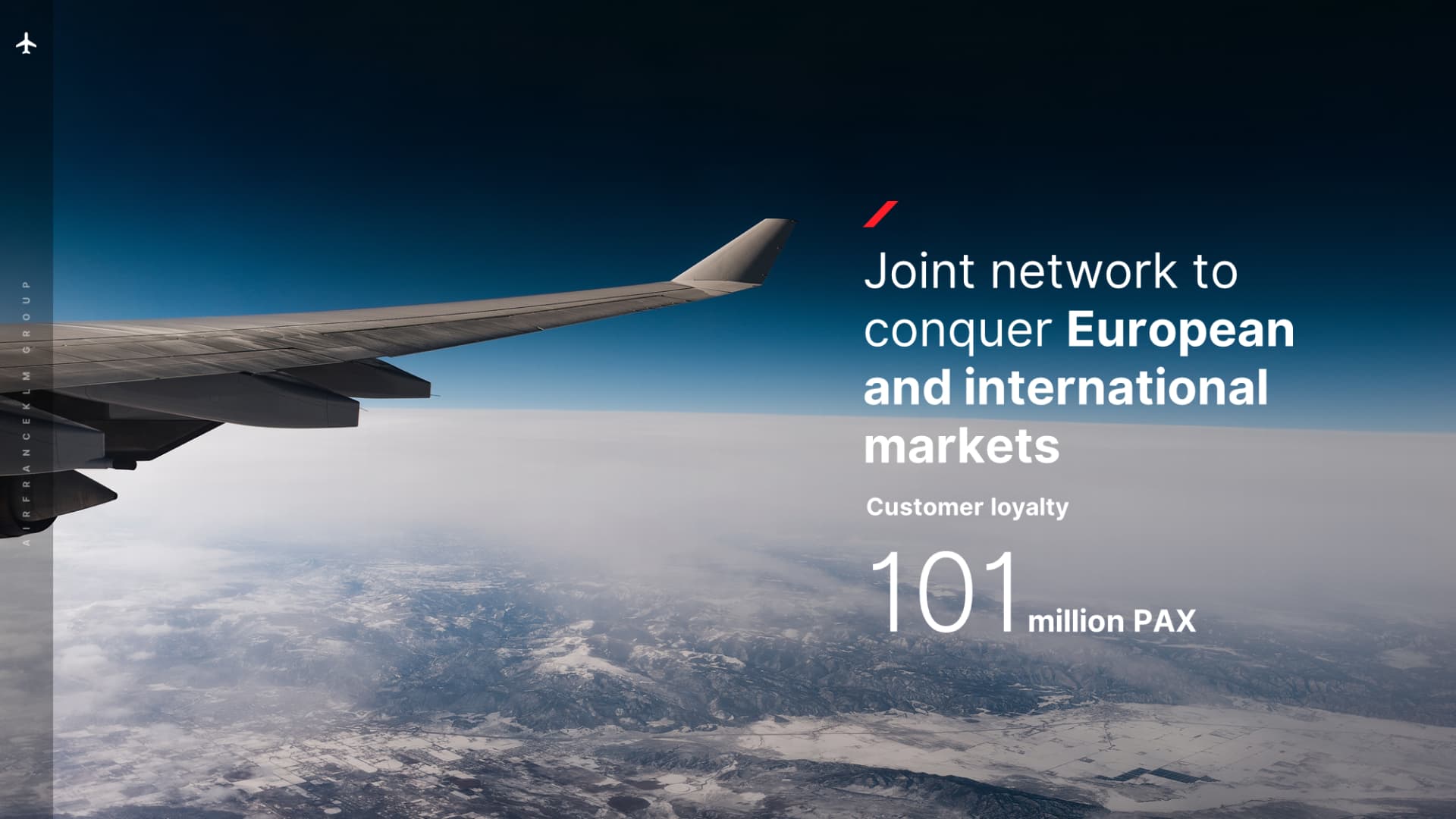 Présentation financière réalisée pour Air France par Slidor