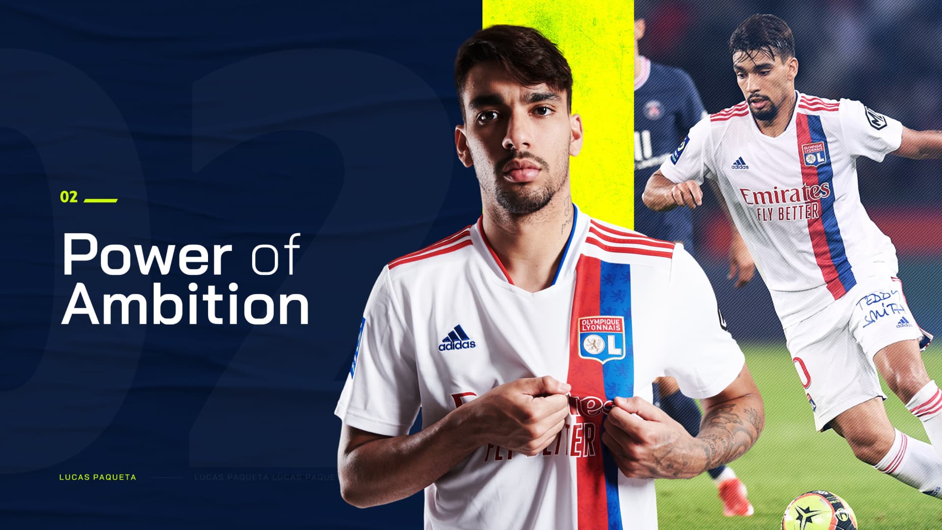 Présentation commerciale réalisée pour la ligue de football professionnel par Slidor