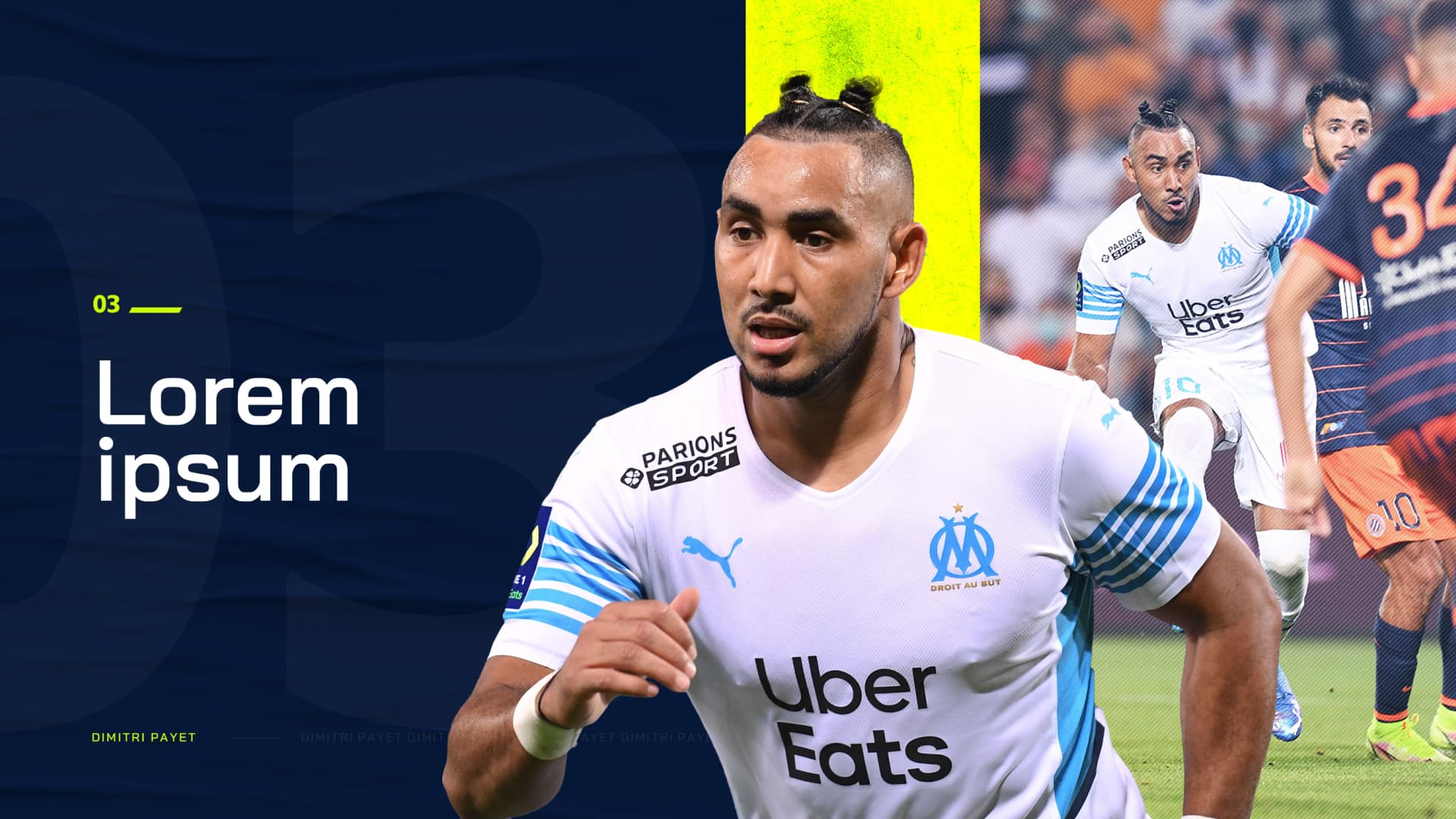 Présentation commerciale réalisée pour la ligue de football professionnel par Slidor