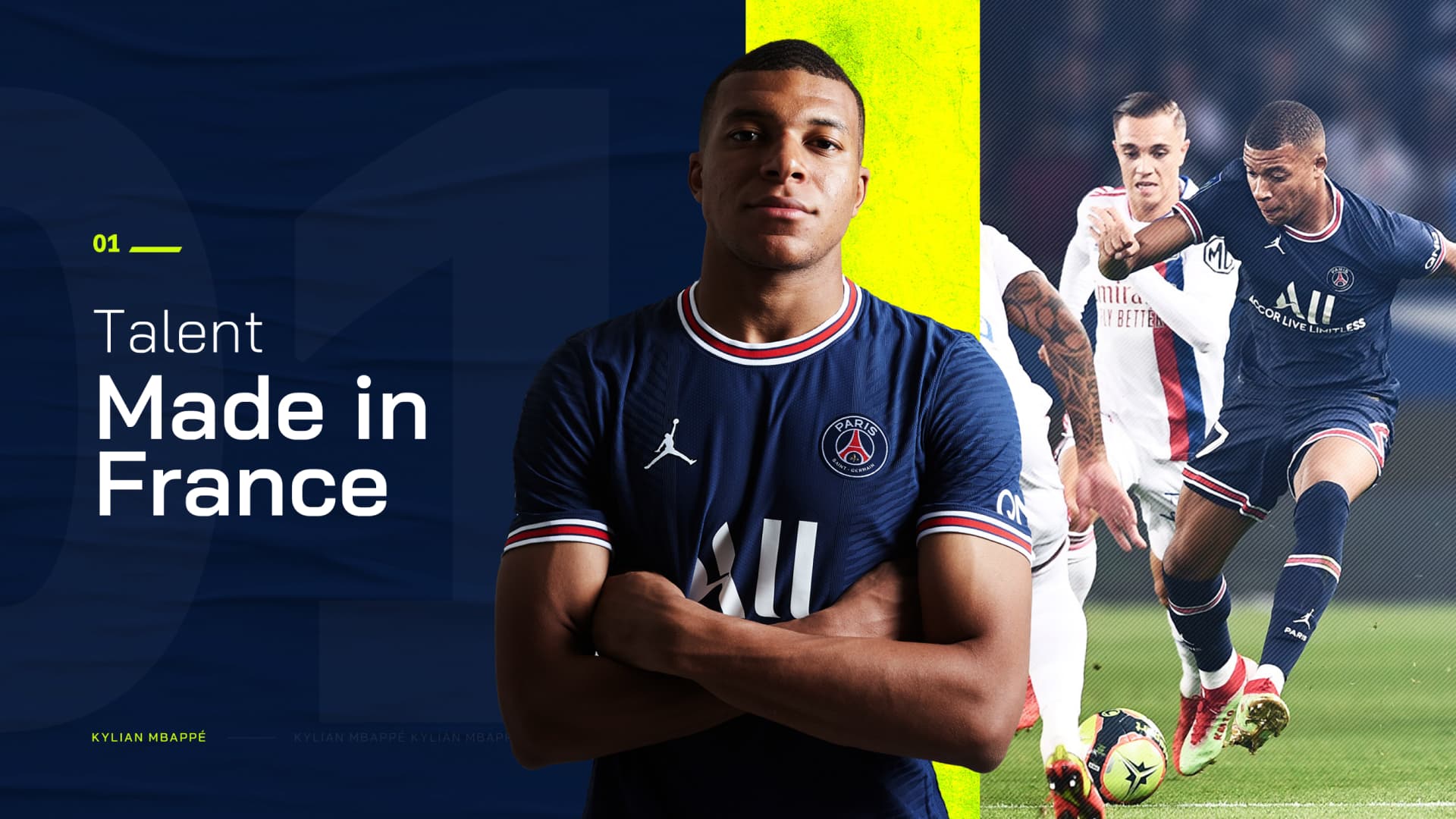 Présentation commerciale réalisée pour la ligue de football professionnel par Slidor