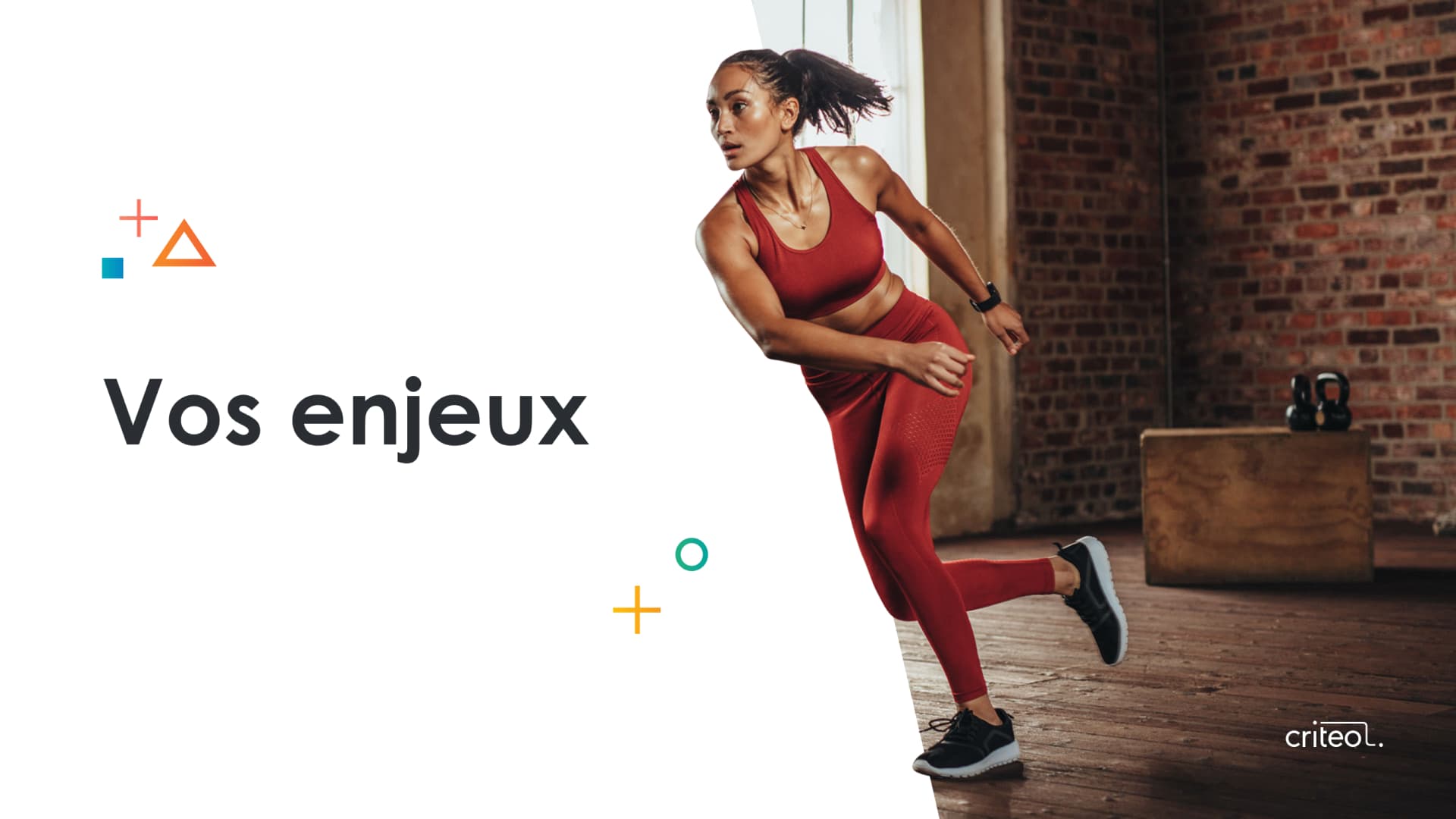 Présentation commerciale réalisée pour Criteo par Slidor