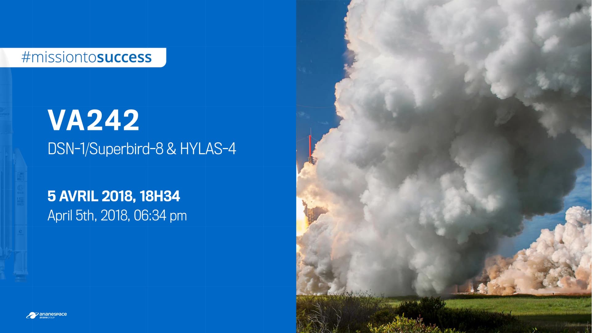 Présentation corporate réalisée pour Ariane Espace par Slidor