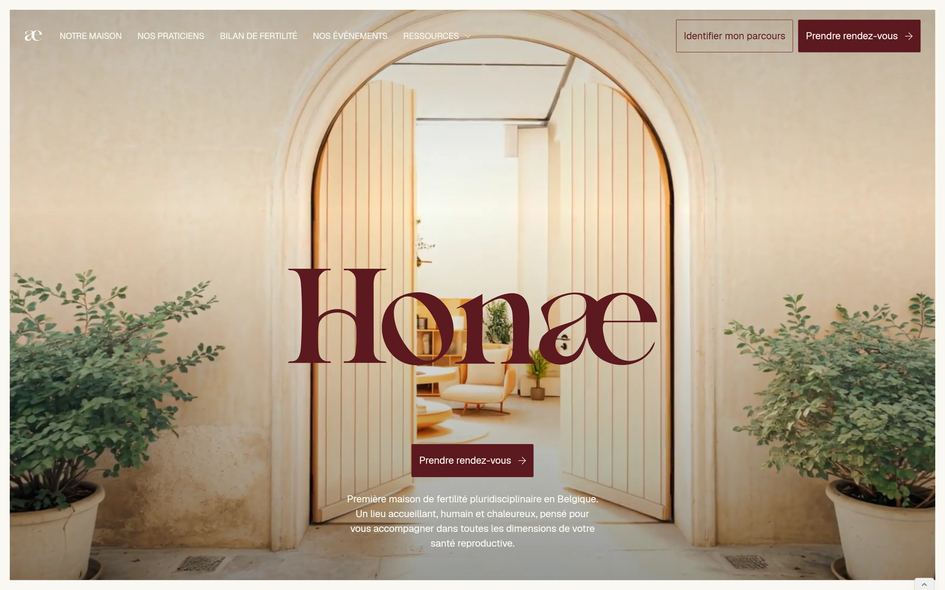 Site Webflow réalisé pour Honae Care par Slidor