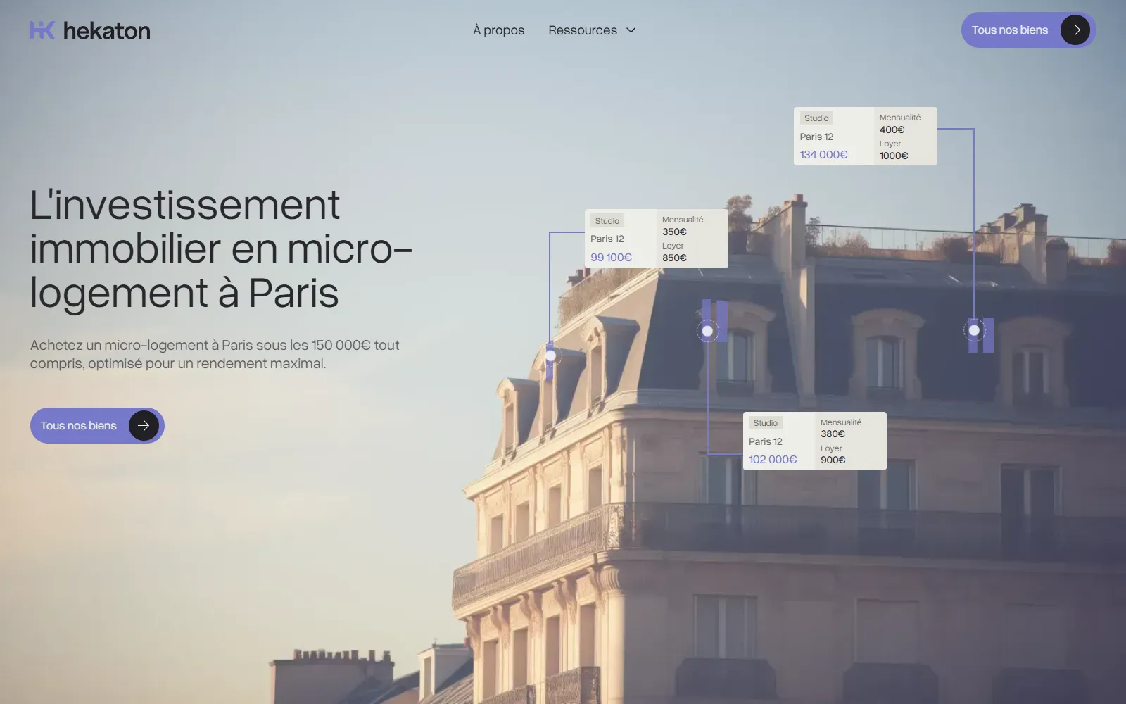Site Webflow réalisé pour Hekaton (ATOM) par Slidor