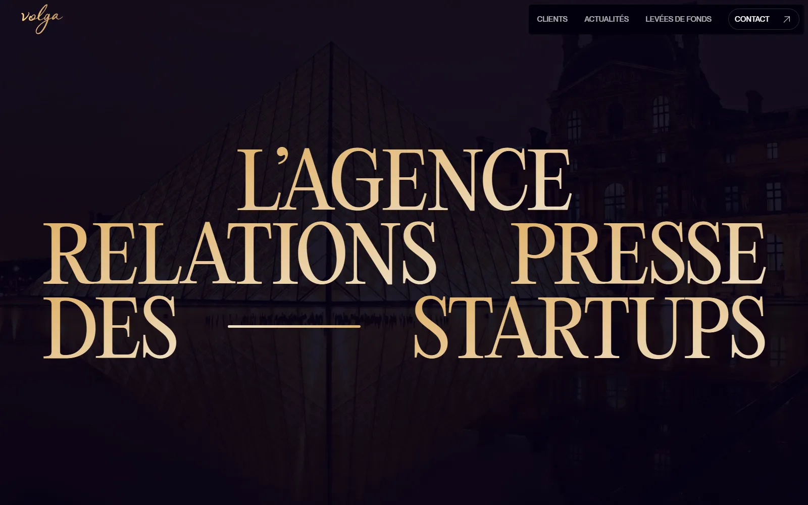Site Webflow réalisé pour Volga par Slidor