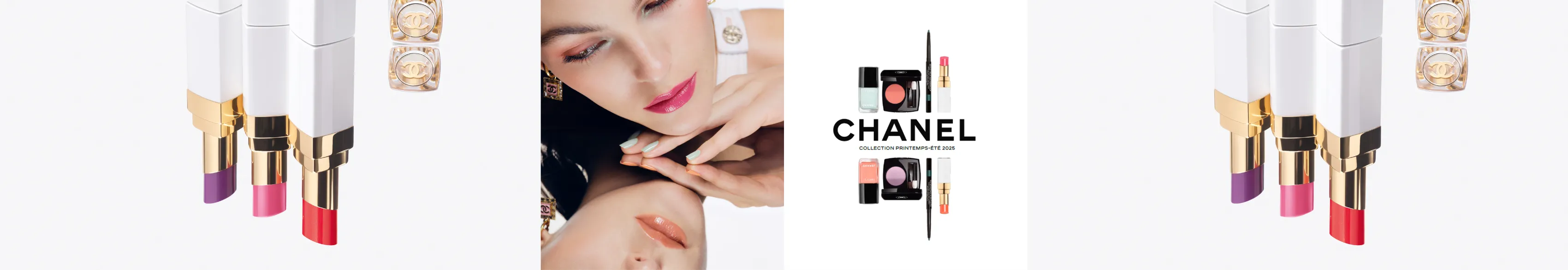 Slide de présentation logo Chanel Beauty réalisée par Slidor