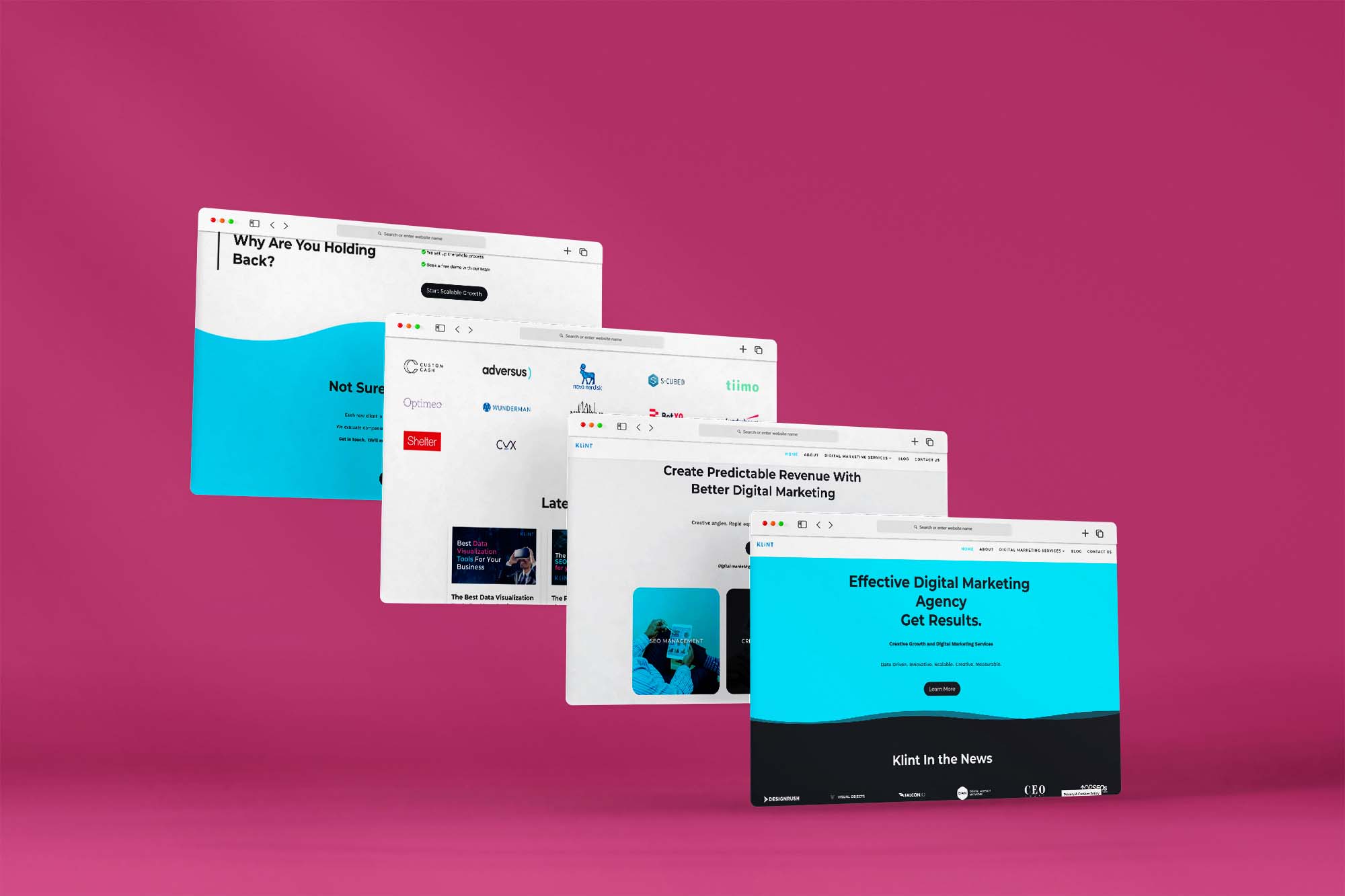 Klint Marketing's new web presence