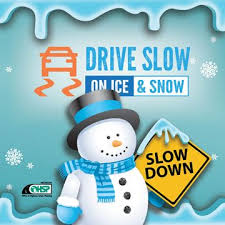 WINTER DRIVING-USE CAUTION