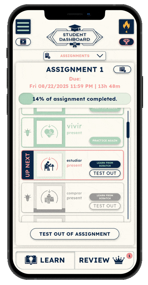 iPhone Student dash gif