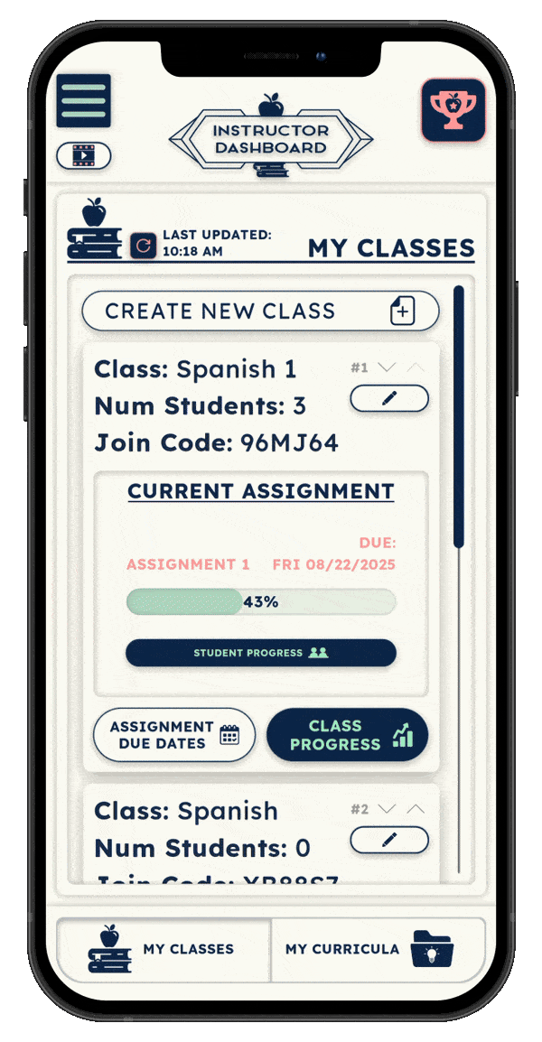 gif of the Instructor dashboard capabilities