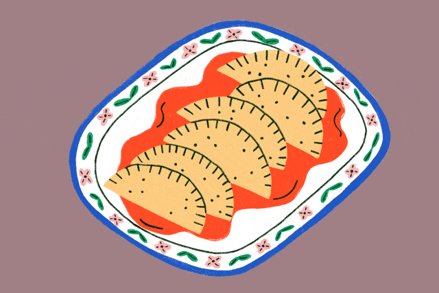 Chorizo Potstickers