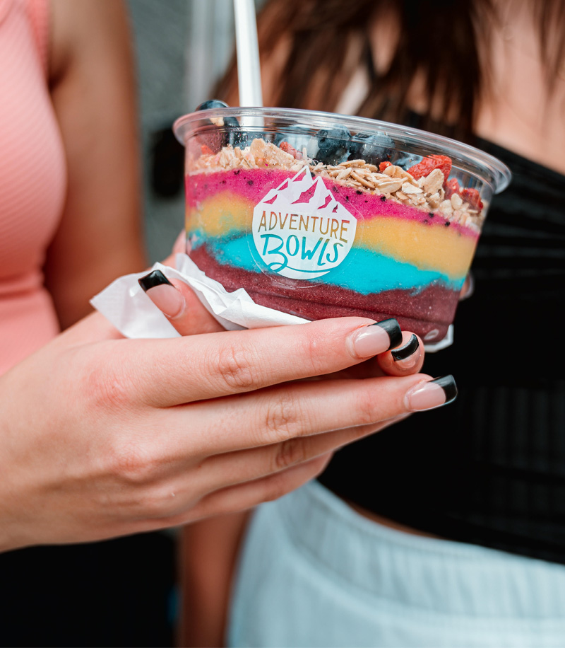 Tara holding Adventure Bowl in Hand