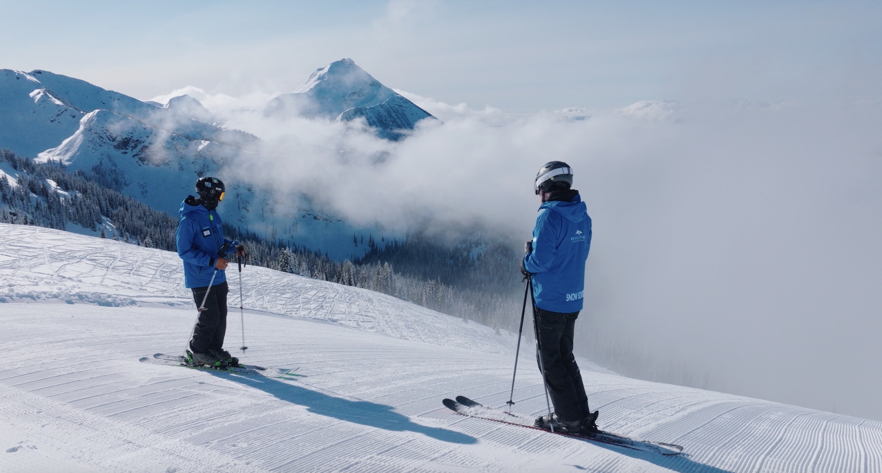 Wilf arrived in Revelstoke as a solid intermediate skier — comfortable on blues, maybe dabbling on a black if the snow was soft. A few months later?