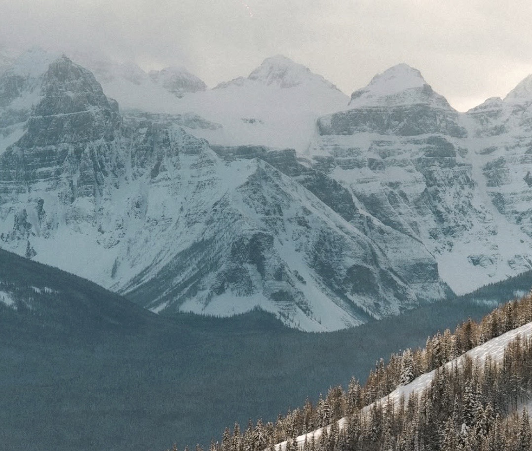Lake Louise's front face delivers wide, perfectly groomed runs with views that stop you mid-turn.