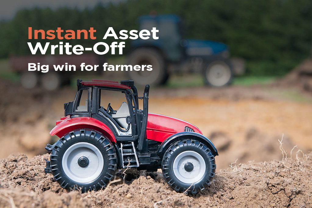 Big win for farmers: The instant asset Write-Off is here to stay and here's how you can make the most of it this month