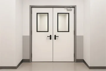 Controlled environment door
