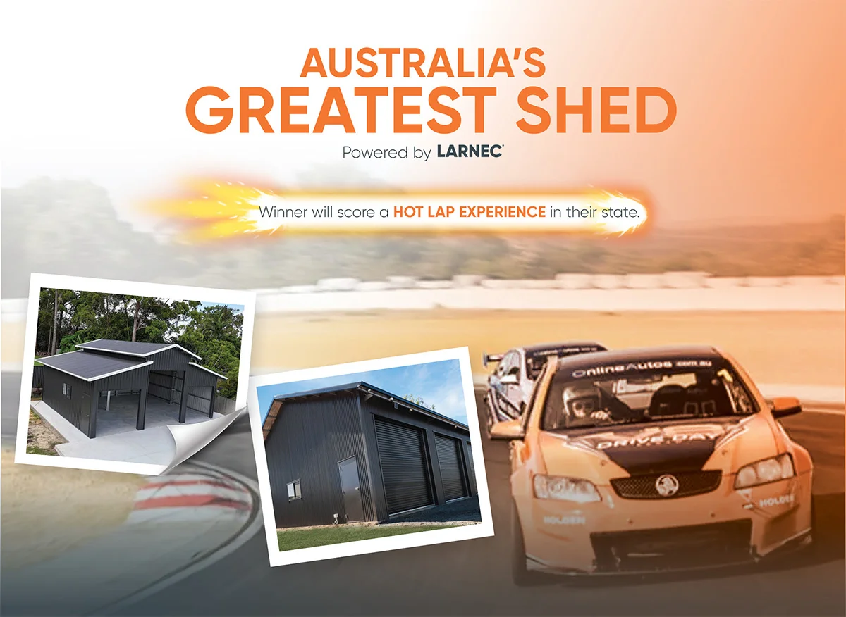 Australia’s Greatest Shed Giveaway Banner
