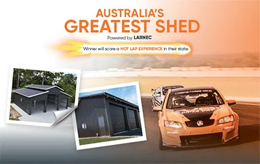 Australia’s Greatest Shed Giveaway Banner