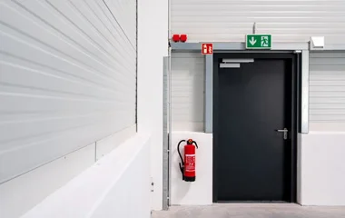 Emergency fire exit