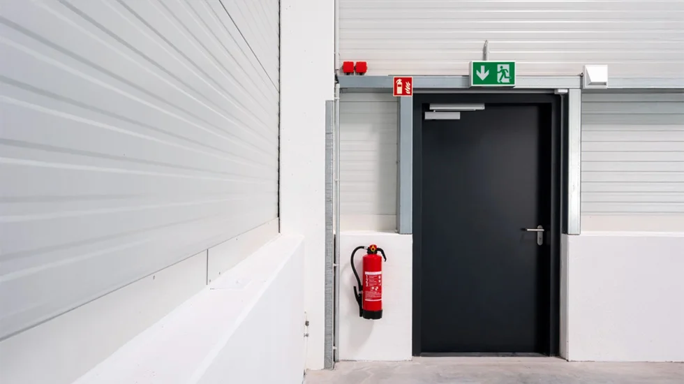 Emergency fire exit