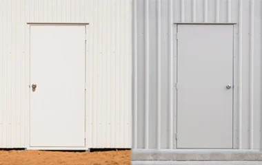 Best Steel Door for Your Shed or Garage: Single vs Dual Skin
